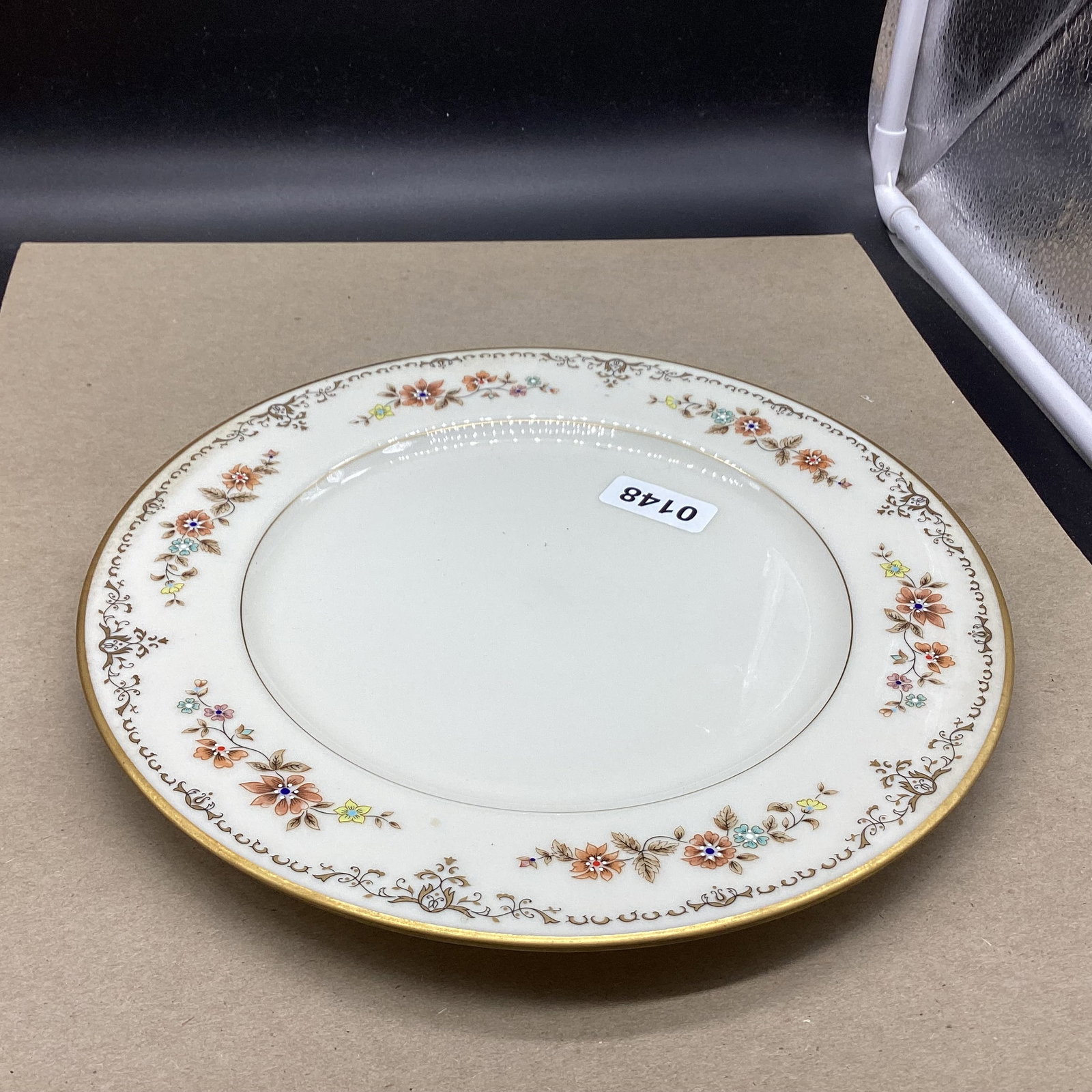GORHAM LONGMEADOW PLATE: 10 1/2" WIDE GOOD SHAPE