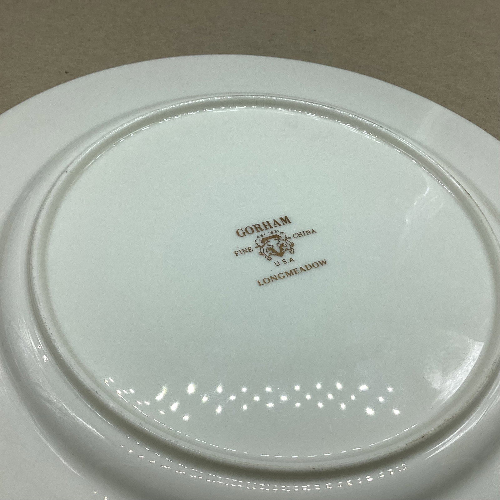 GORHAM LONGMEADOW PLATE - 2