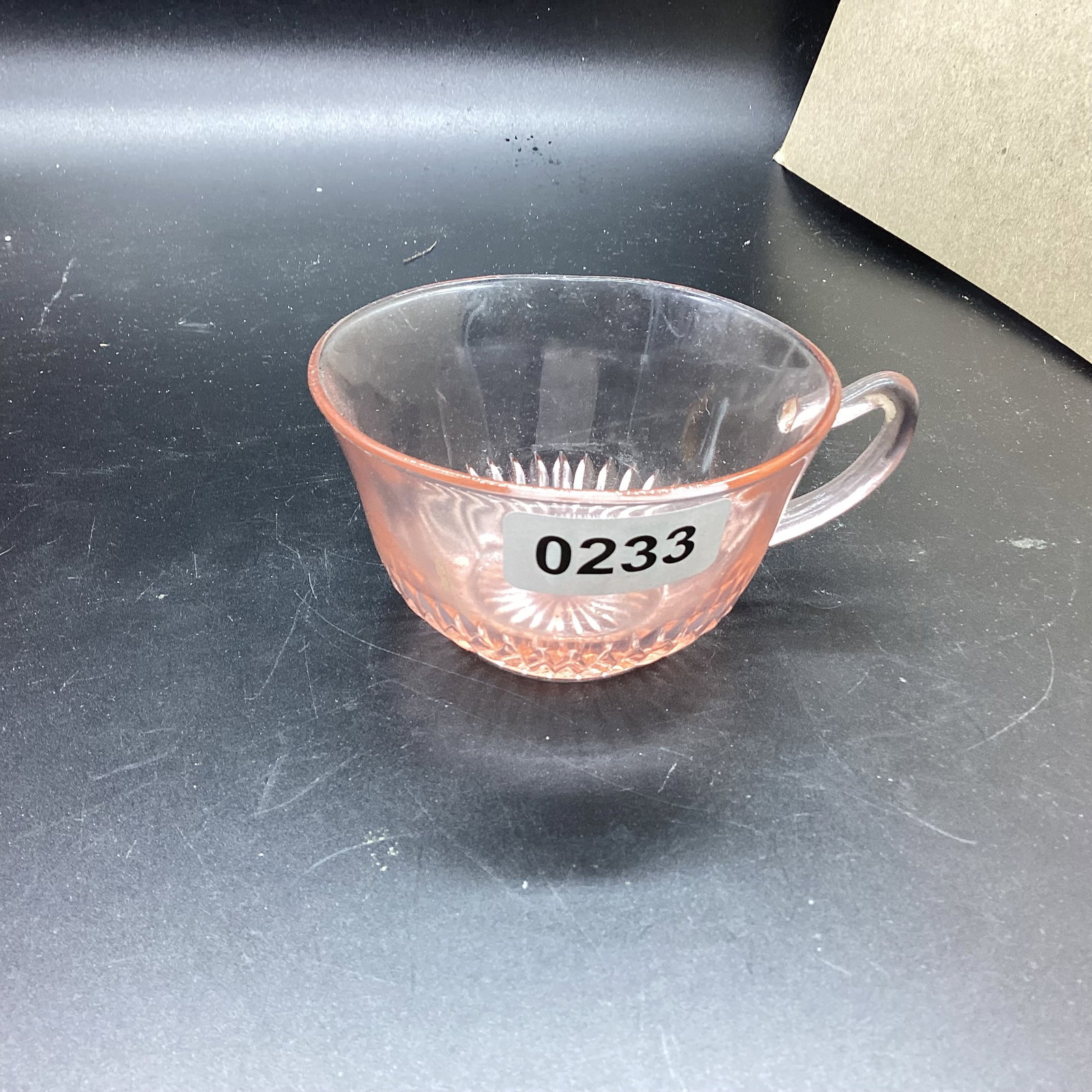 DEPRESSION LACE EDGE CUP: GOOD SHAPE