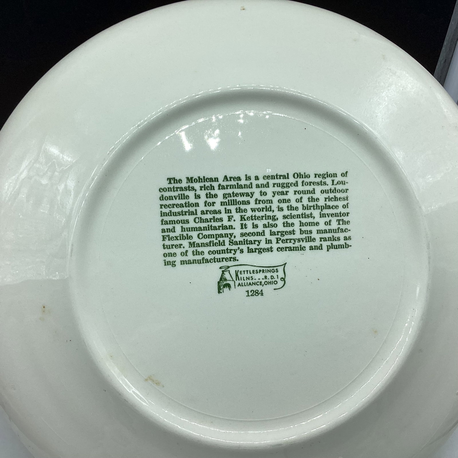 MOHICAN CELEBRATION PLATE 1814 - 1964 - 2