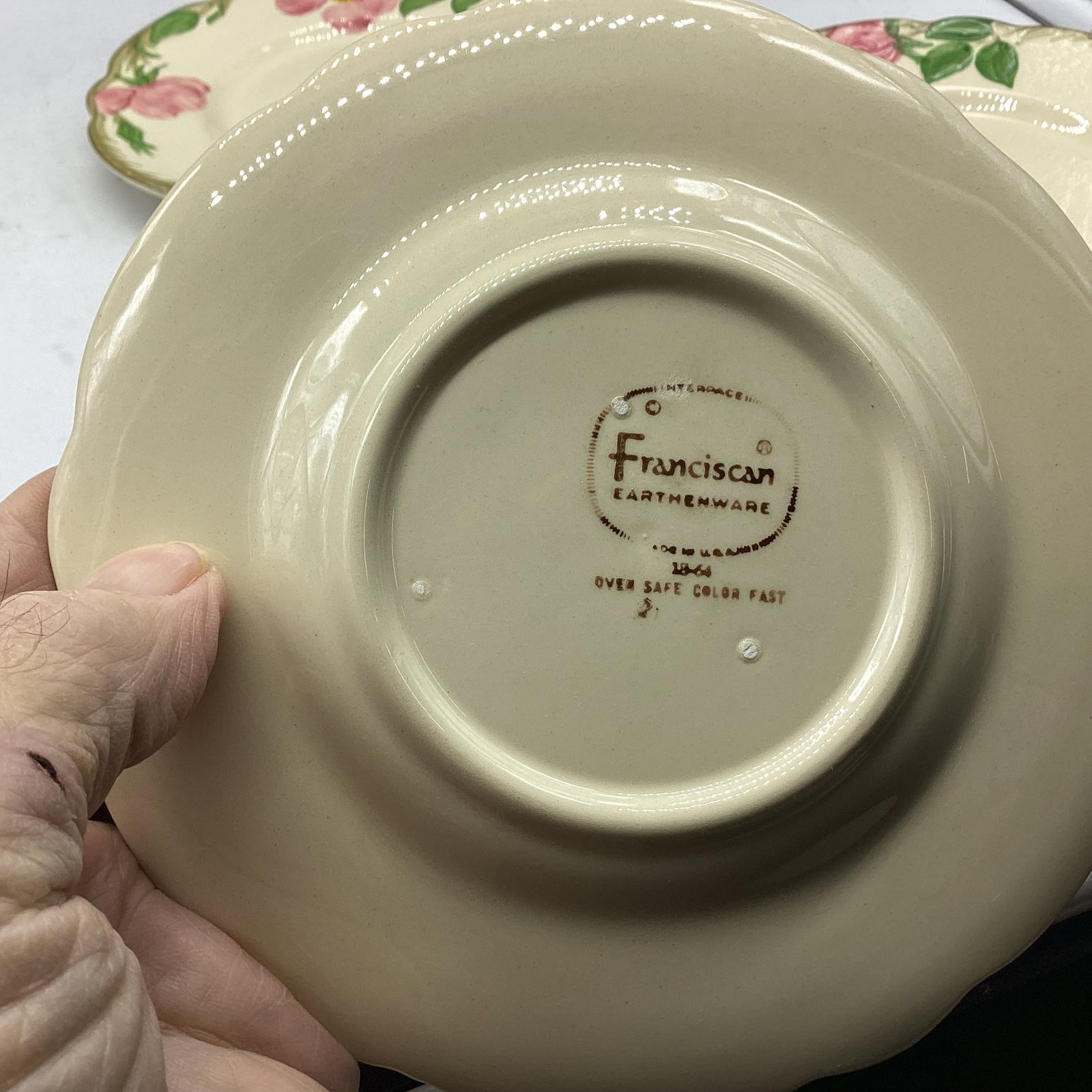 3 PCS. FRANCISCAN BREAD & BUTTER PLATES - 2