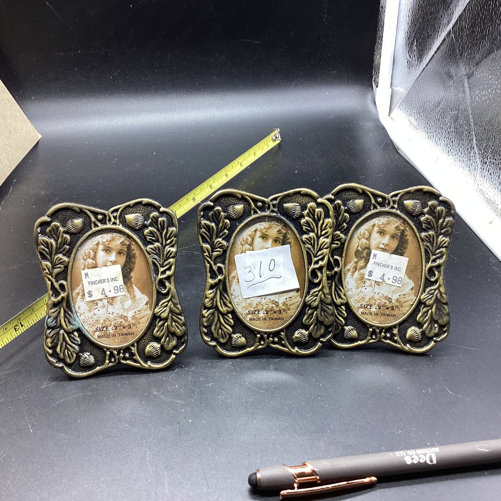 3 METAL PICTURE FRAMES (1 of 1)