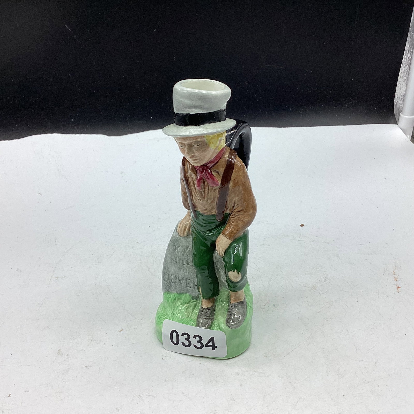 WOODS & SON ENGLAND FRANKLIN TOBY JUG DAVID COPPERFIELD: 6" TALL GOOD SHAPE