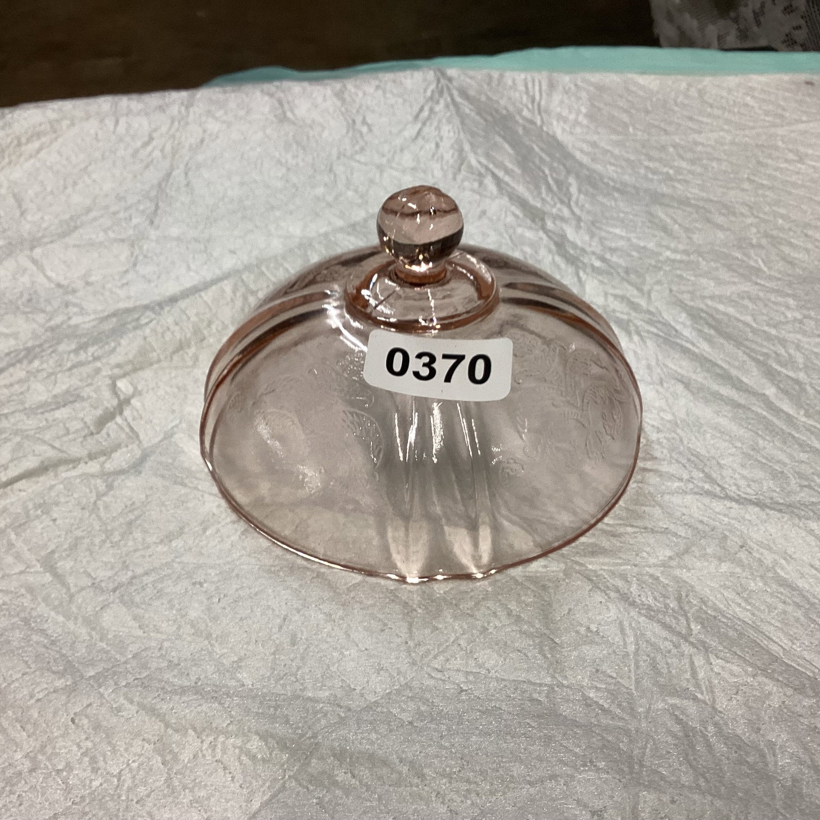 MADRID RECOLECTION BUTTER DISH LID: GOOD SHAPE