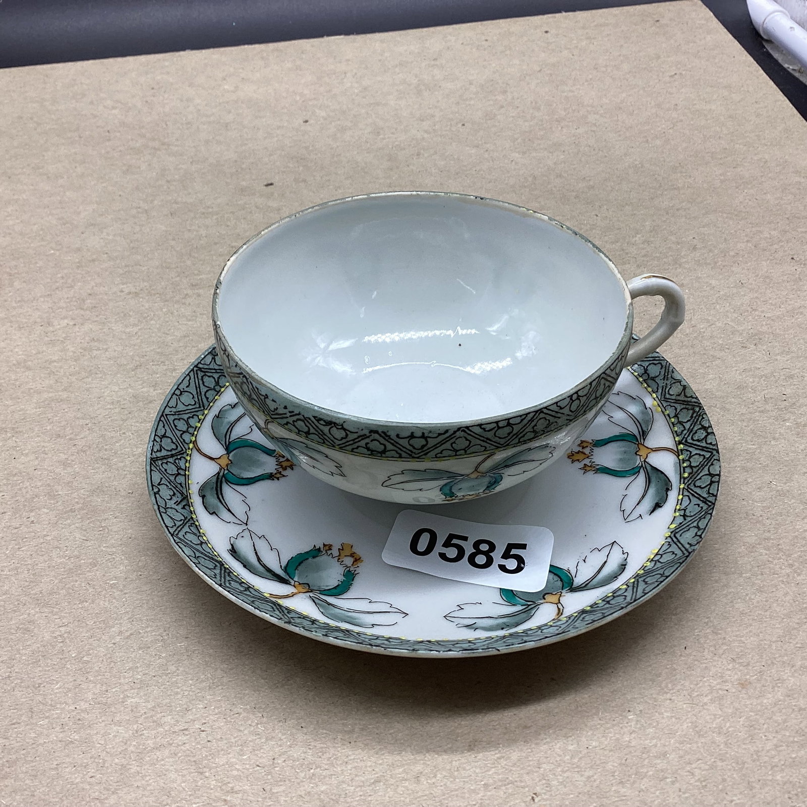 PORCELIAN CUP & SAUCER JAPAN: GOOD SHAPE