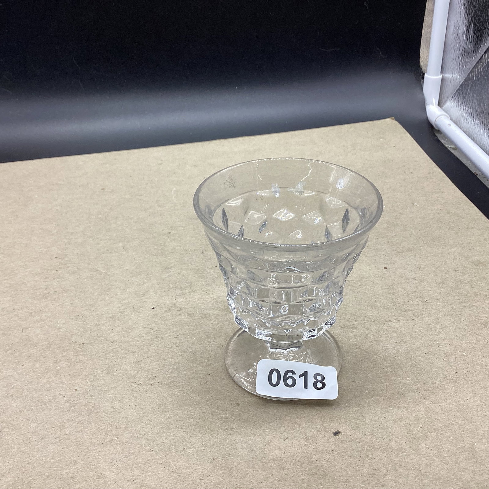 AMERICAN FOSTORIA COCKTAIL: 3 3/4" TALL GOOD SHAPE