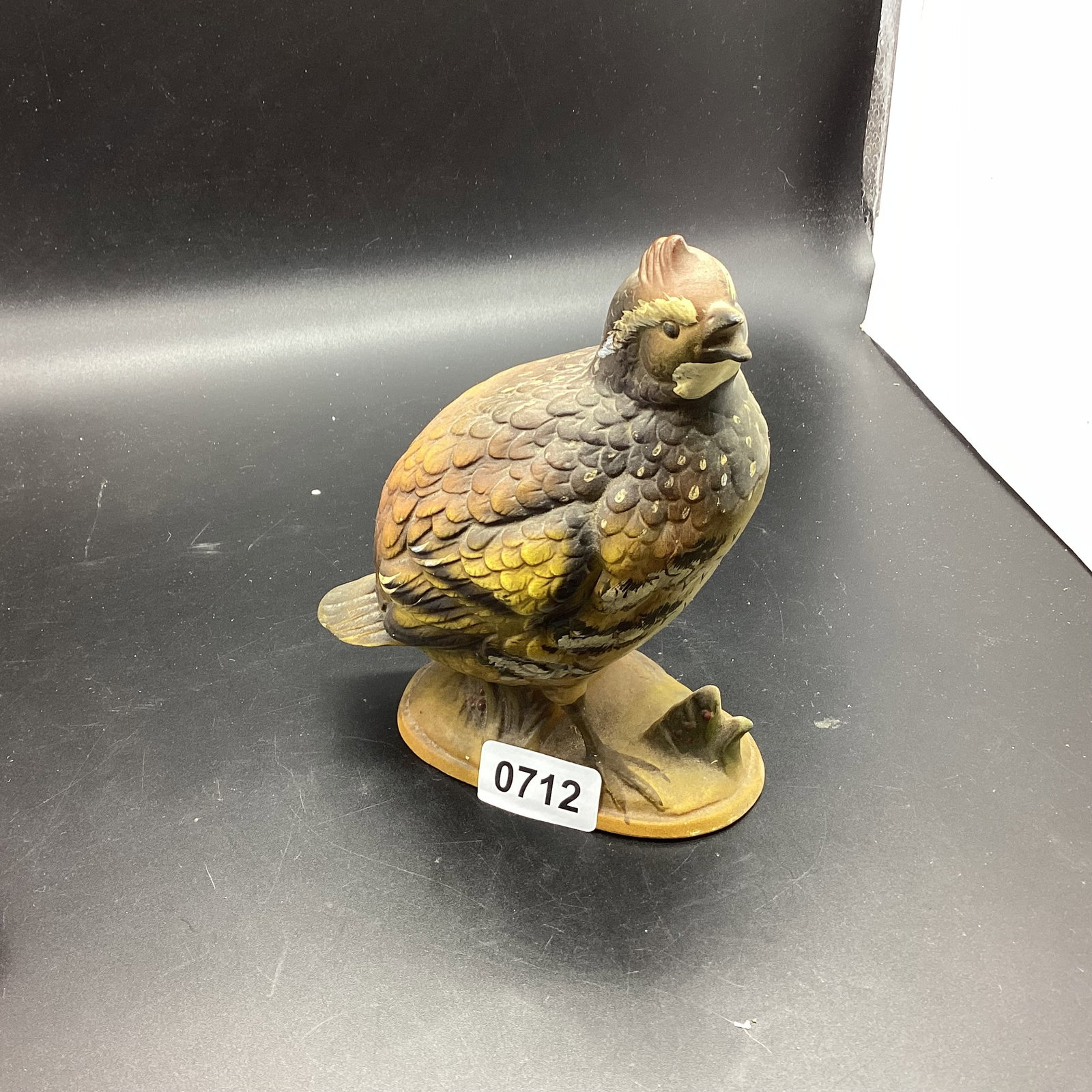 BOB WHITE QUAIL FIGRUINE NAPCO WARE: 7" TALL GOOD SHAPE