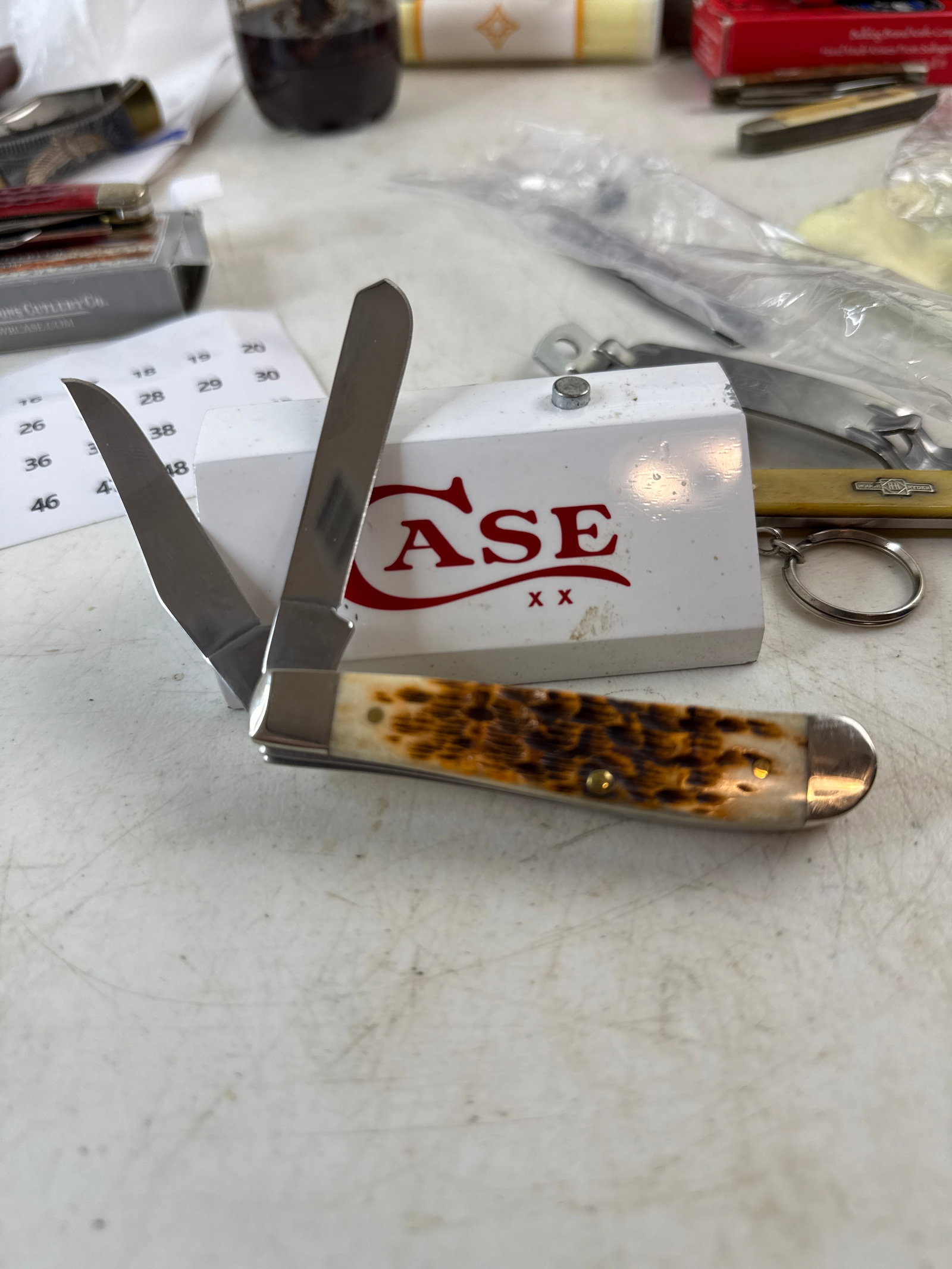 Case xx 2025 amber bone mini trapper - 2
