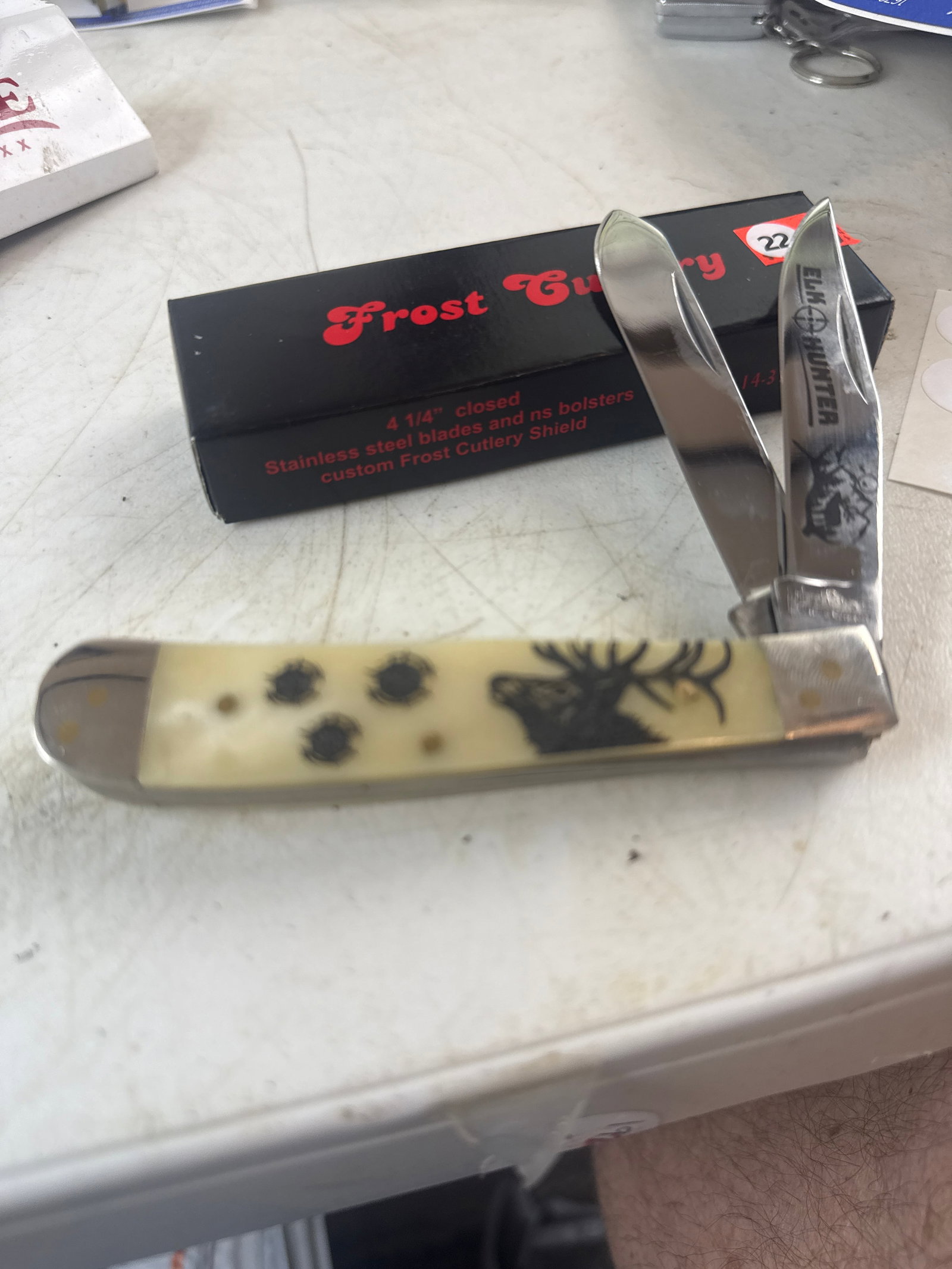 Frost cutlery hunting trapper elk (1 of 2)