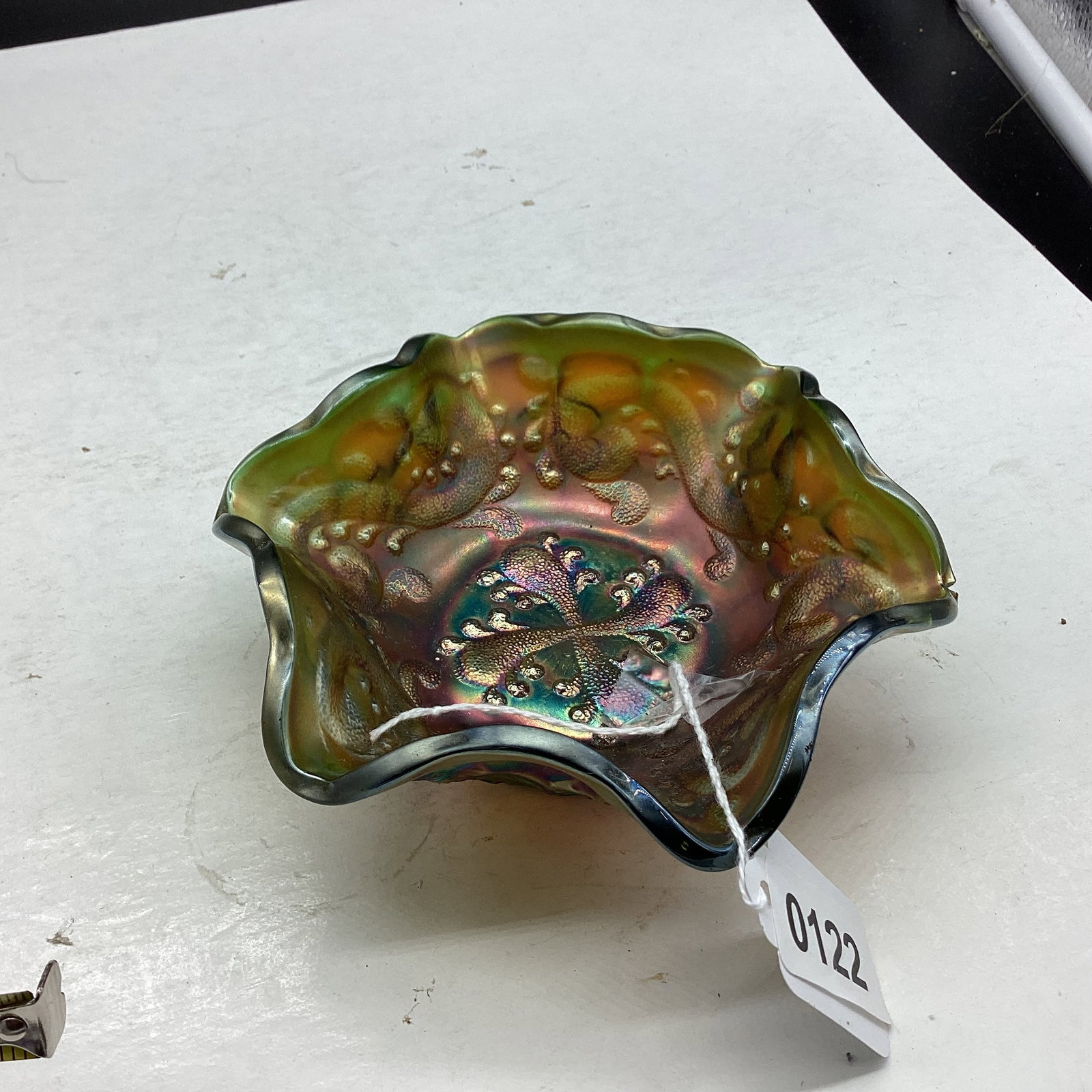 VINTAGE DUGAN PUZZLE PATTERN CASRNIVAL BOWL