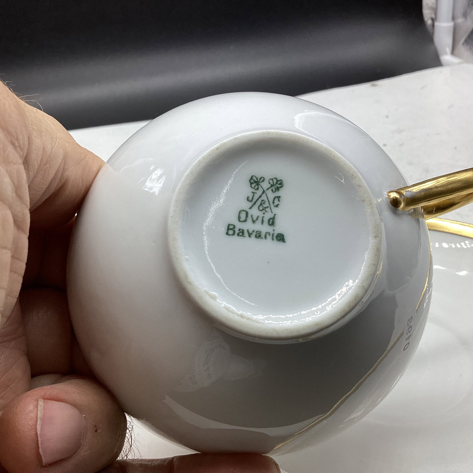 PORCELIAN CUP & SAUCER BAVARIA - 2