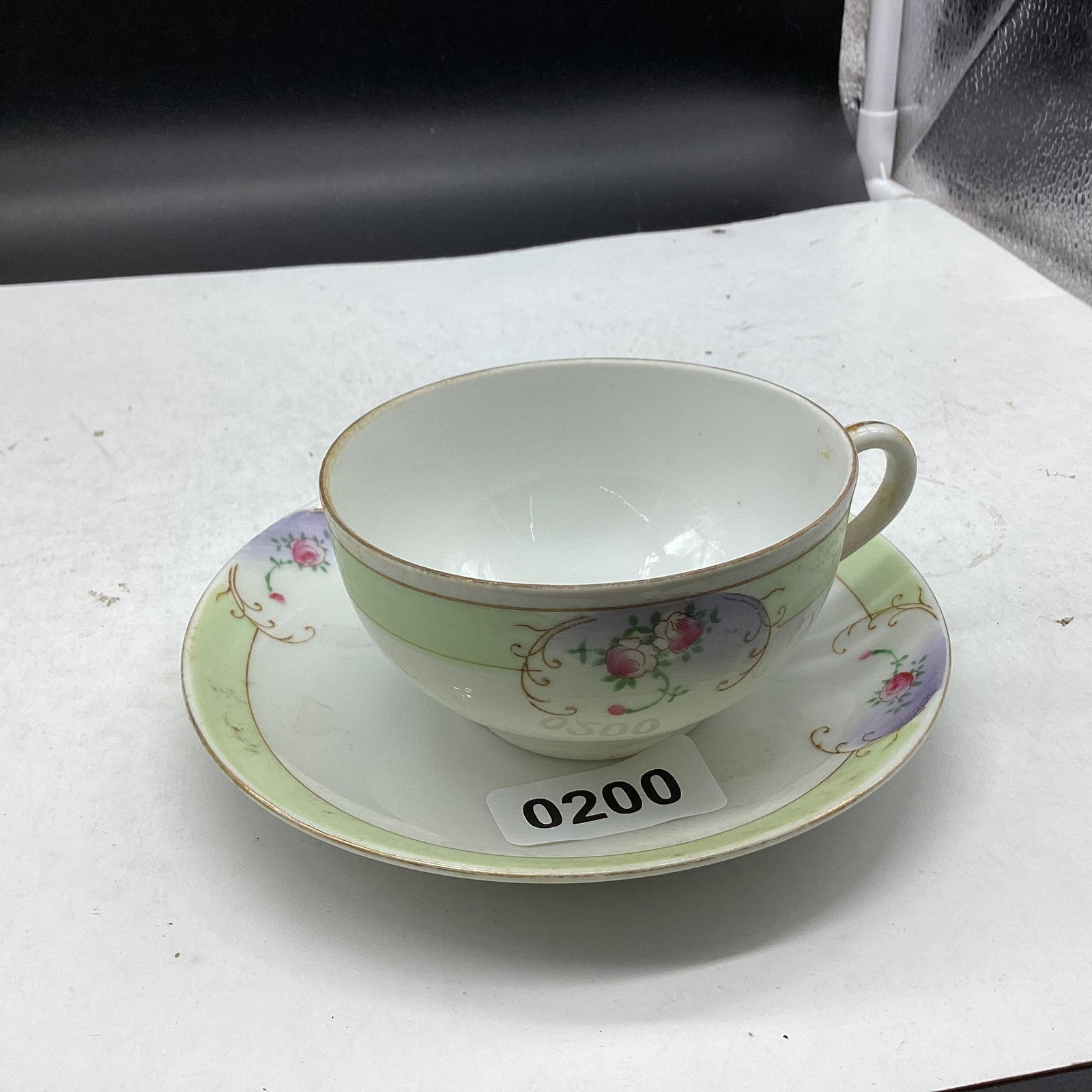 PORCELIAN CUP & SAUCER BY NORITAKE (1 of 2)