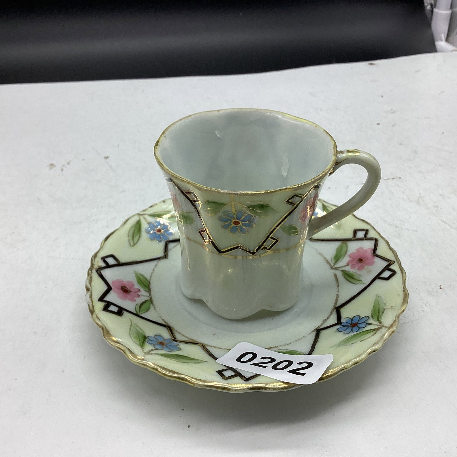 PORCELIAN CUP & SAUCER NIPPON: GOOD SHAPE