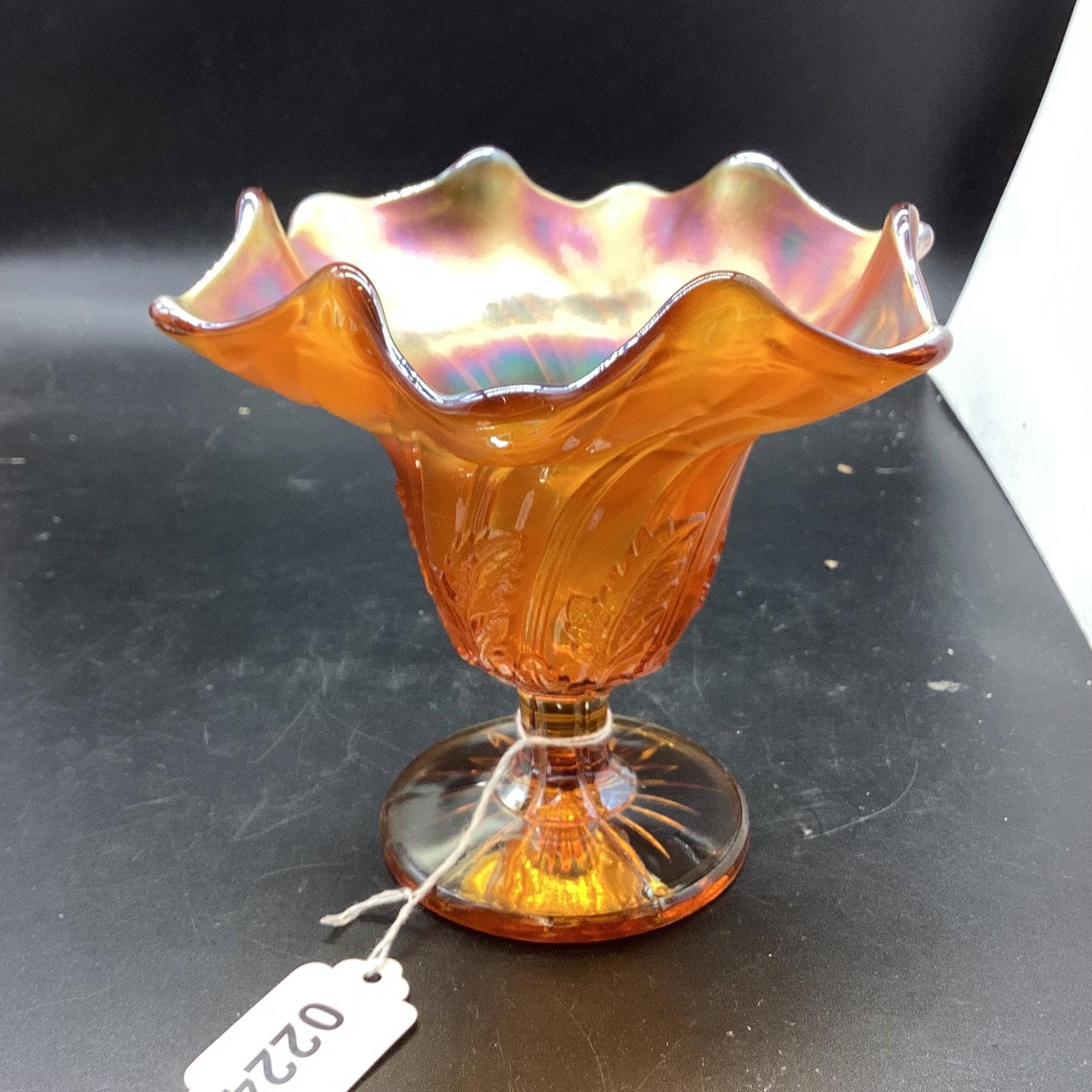 WEST MORELAND CARNIVAL LEAF SWIRL COMPOTE