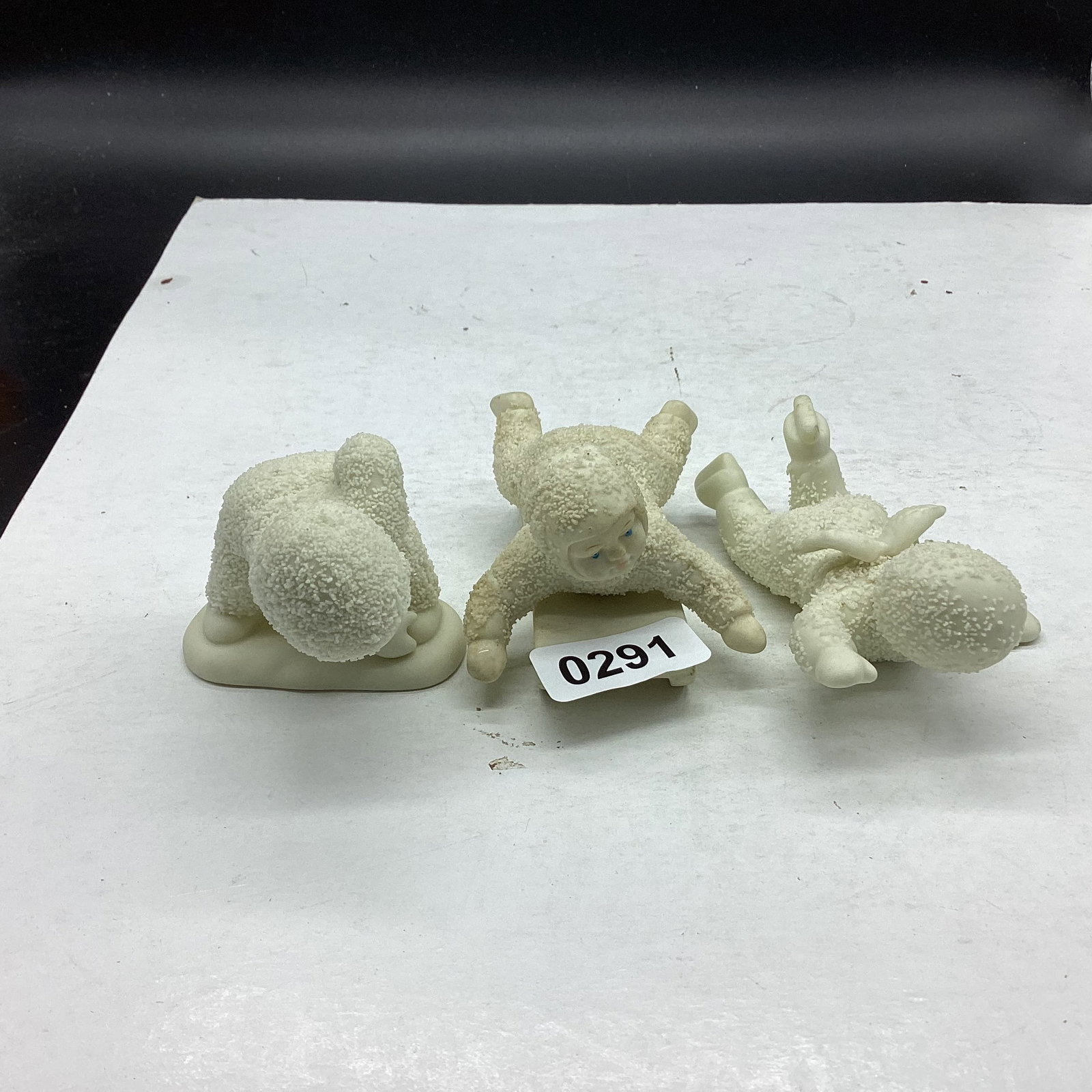 3 DEPARTMENT 56 SNOW BABIES: GOOD SHAPE