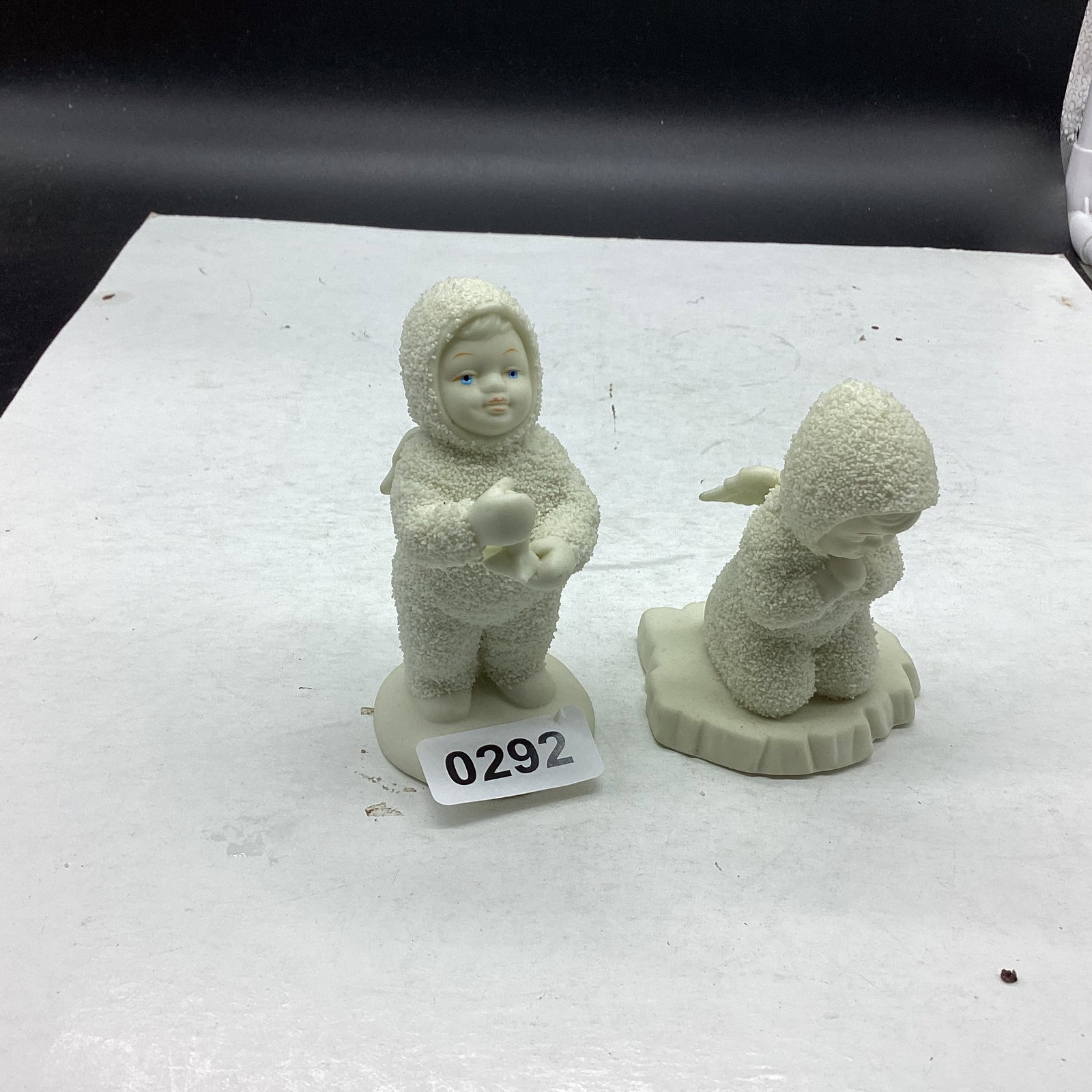 2 DEPARTMENT 56 SNOW BABIES: GOOD SHAPE