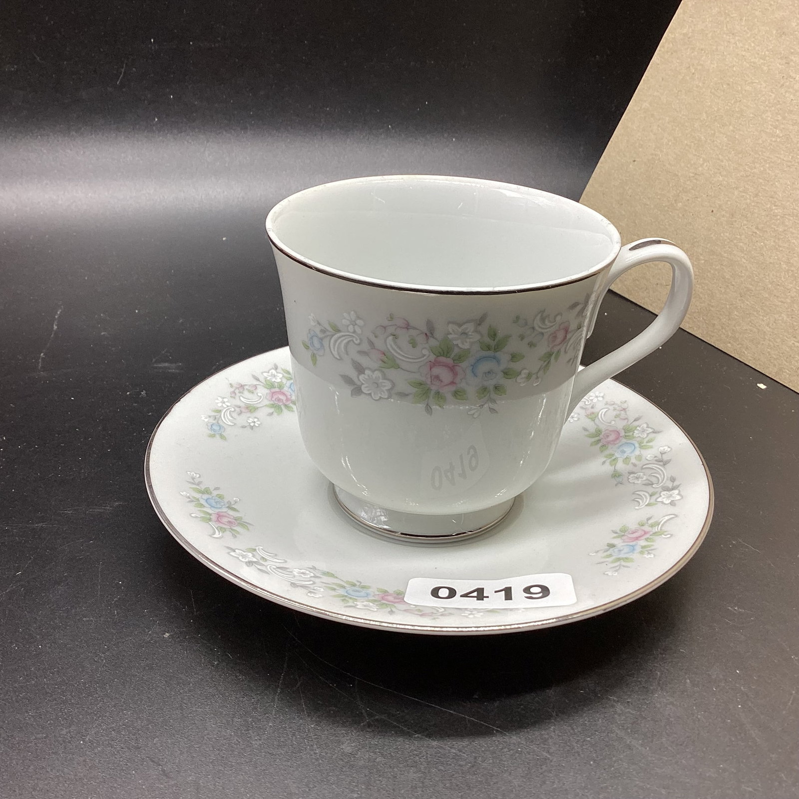 PORCELIAN JAPAN CARLION CUP & SAUCER: GOOD SHAPE