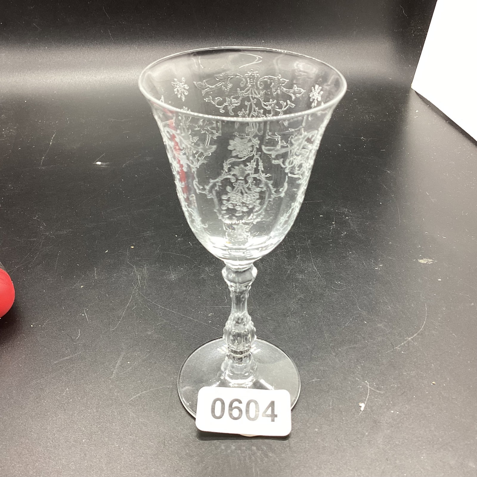 FOSTORIA NAVARE CORDIAL: 5 1/4" TALL GOOD SHAPE