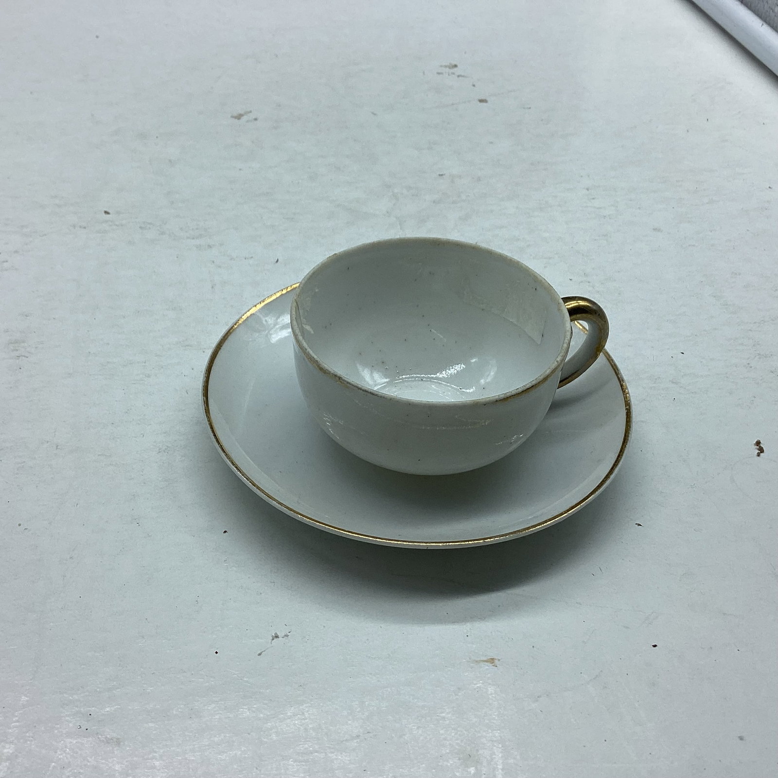 DEMTASSIE CUP & SAUCER MADE IN JAPAN: GOOD SHAPE