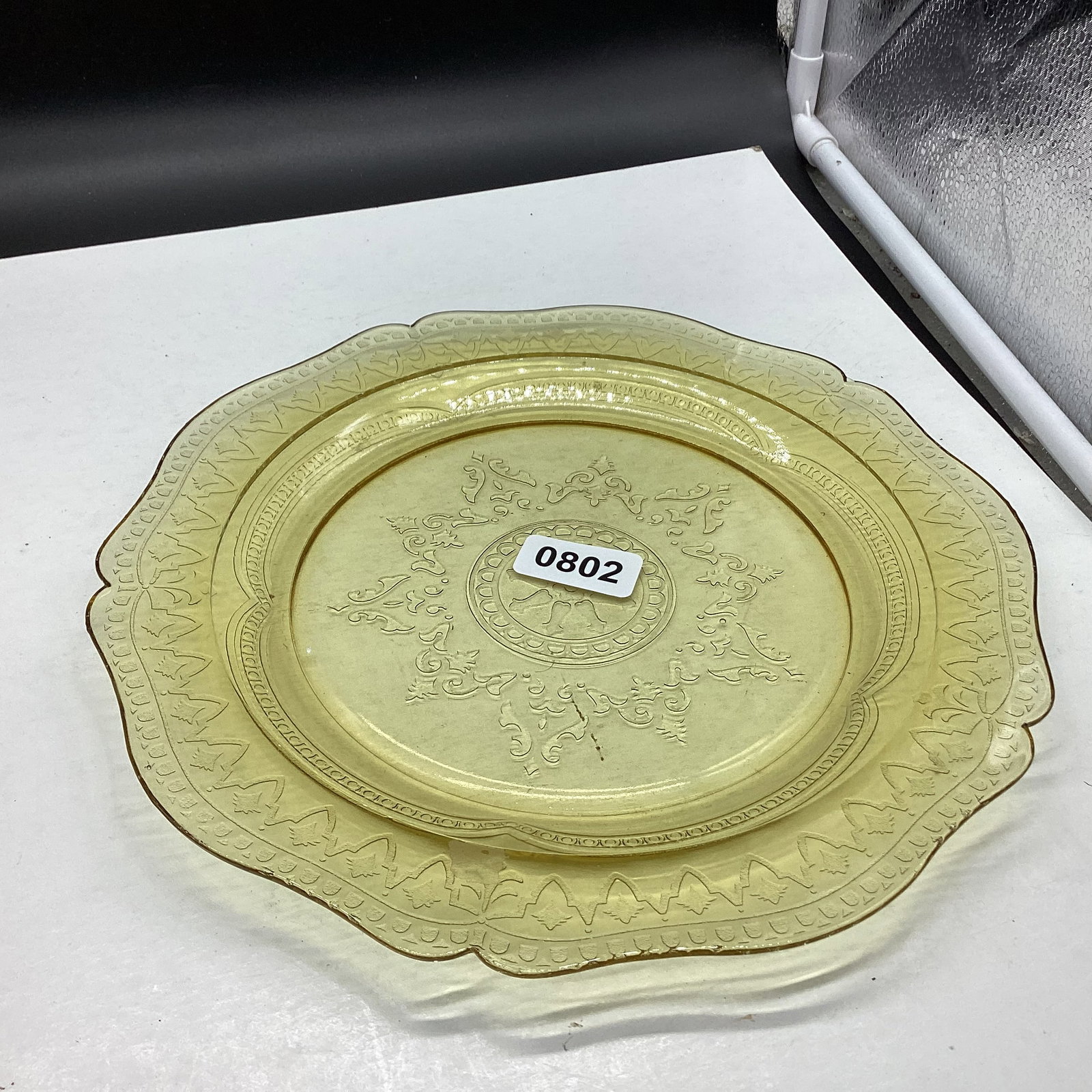 DEPRESSION SPOKE OR PATRICAN DINNER PLATE (1 of 1)