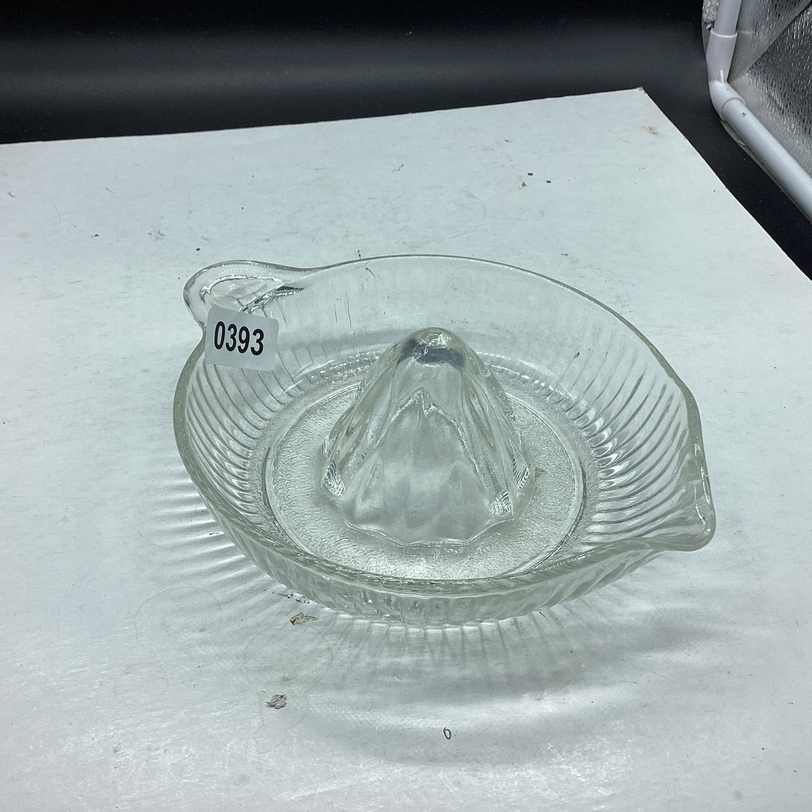 CRYSTAR JUICER: 6" WIDE GOOD SHAPE