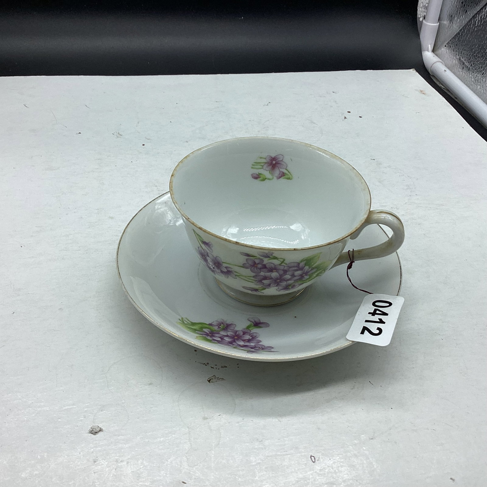 PORCELIAN CUP & SAUCER JAPAN: GOOD SHAPE