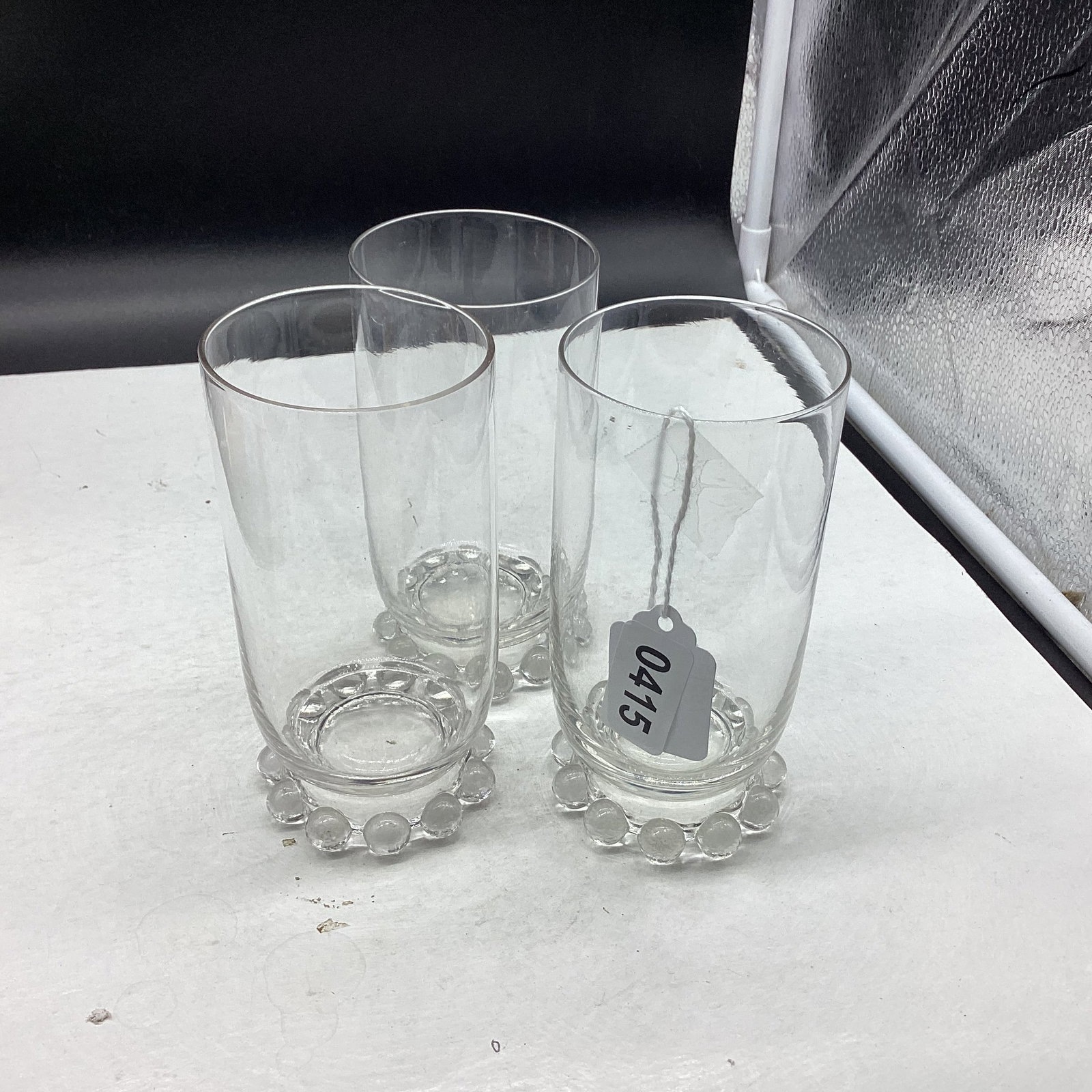3 IMPERIAL CANDLEWICK GLASSES (1 of 1)