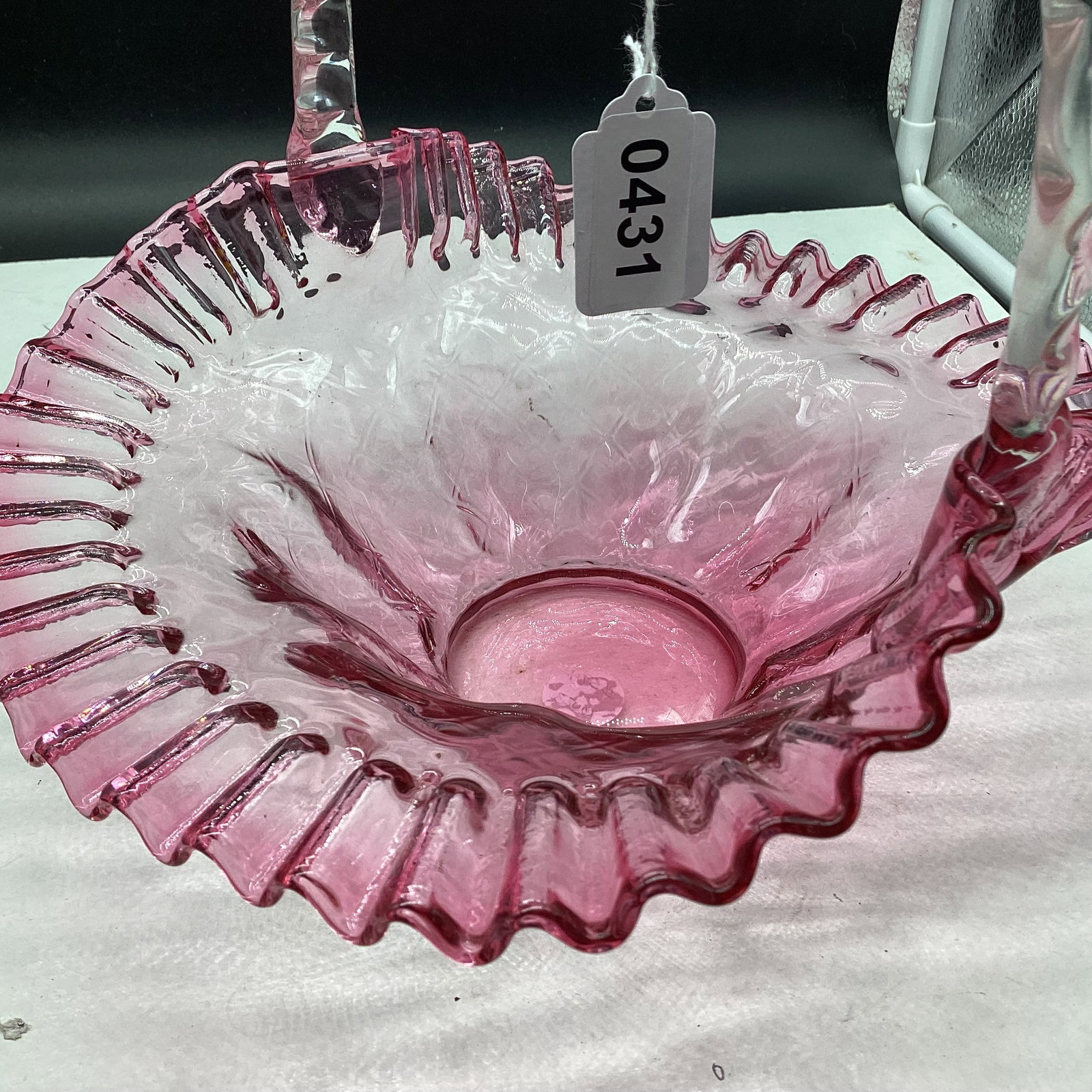 FENTON CRANBERRY BASKET - 2