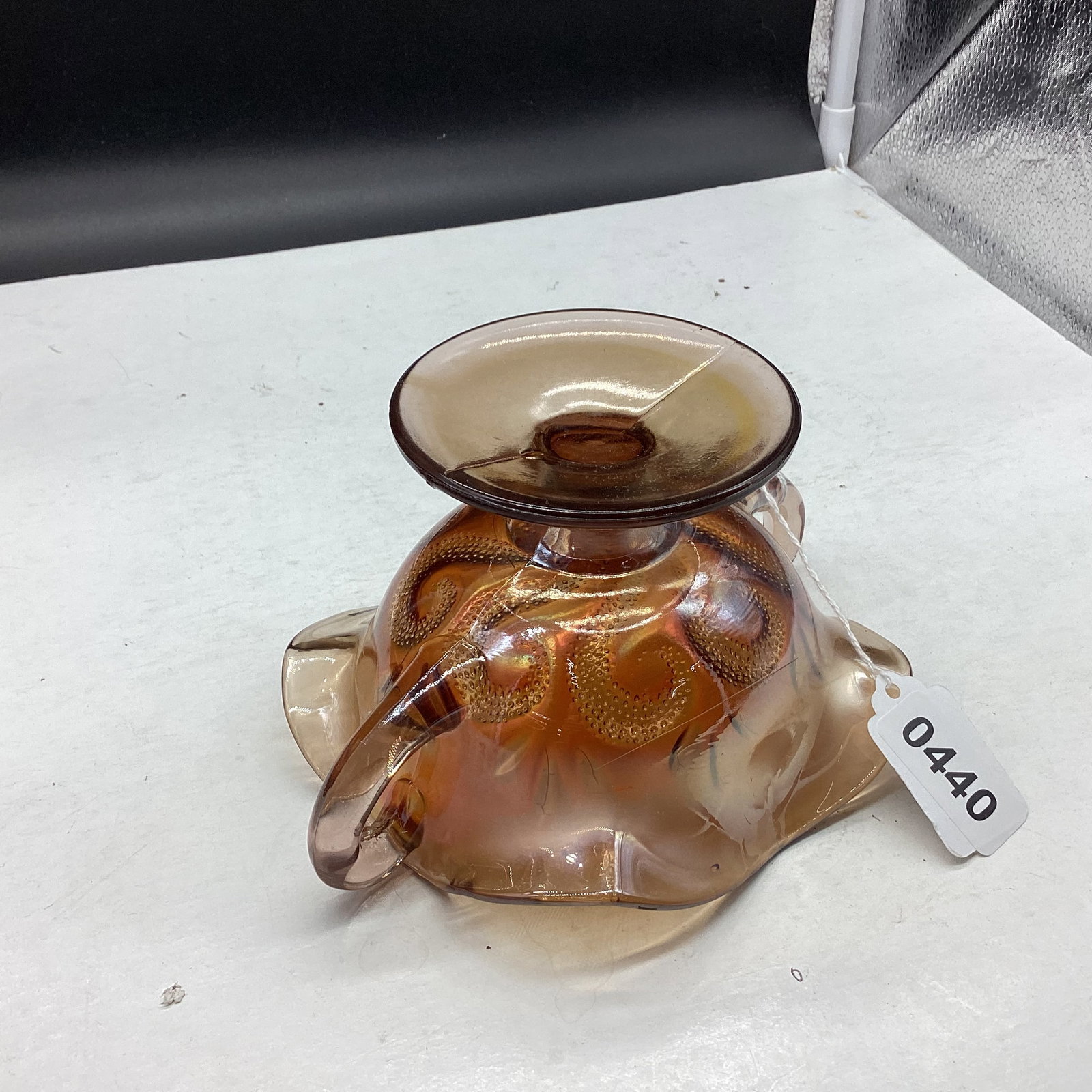 DUGAN AMTHYST OCTOPUS PATTERN BOWL - 2