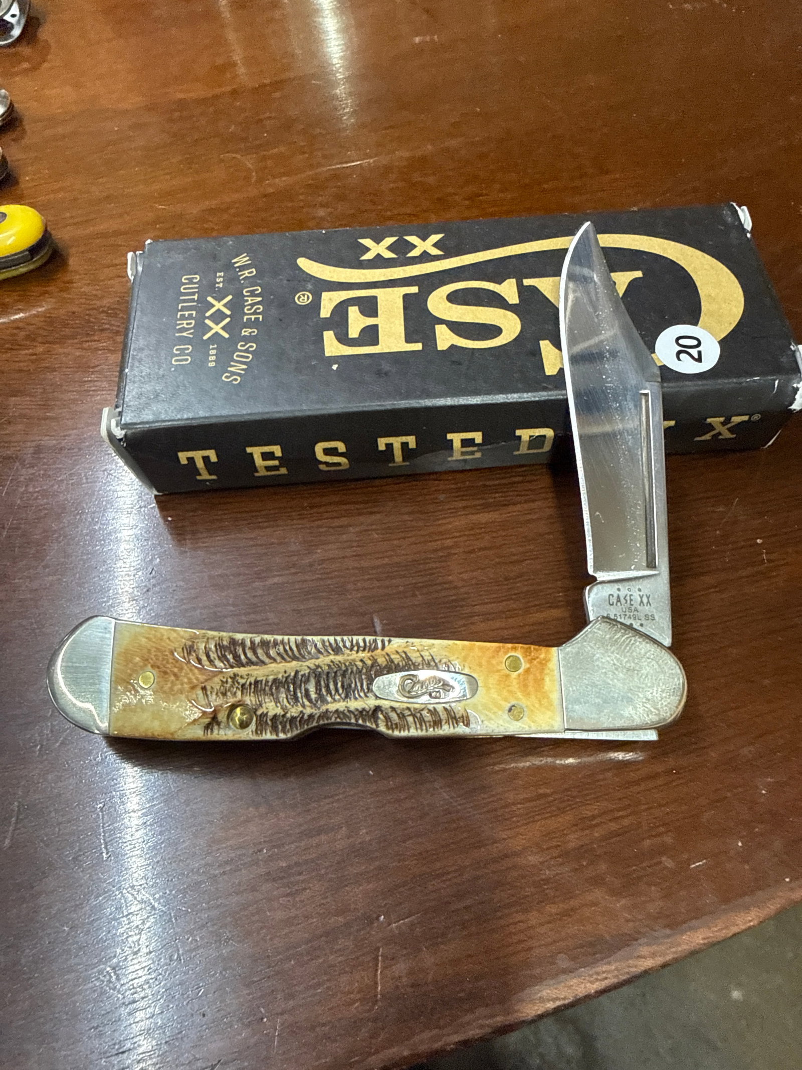 Case xx 2025 bone stag mini copperlock: New in box