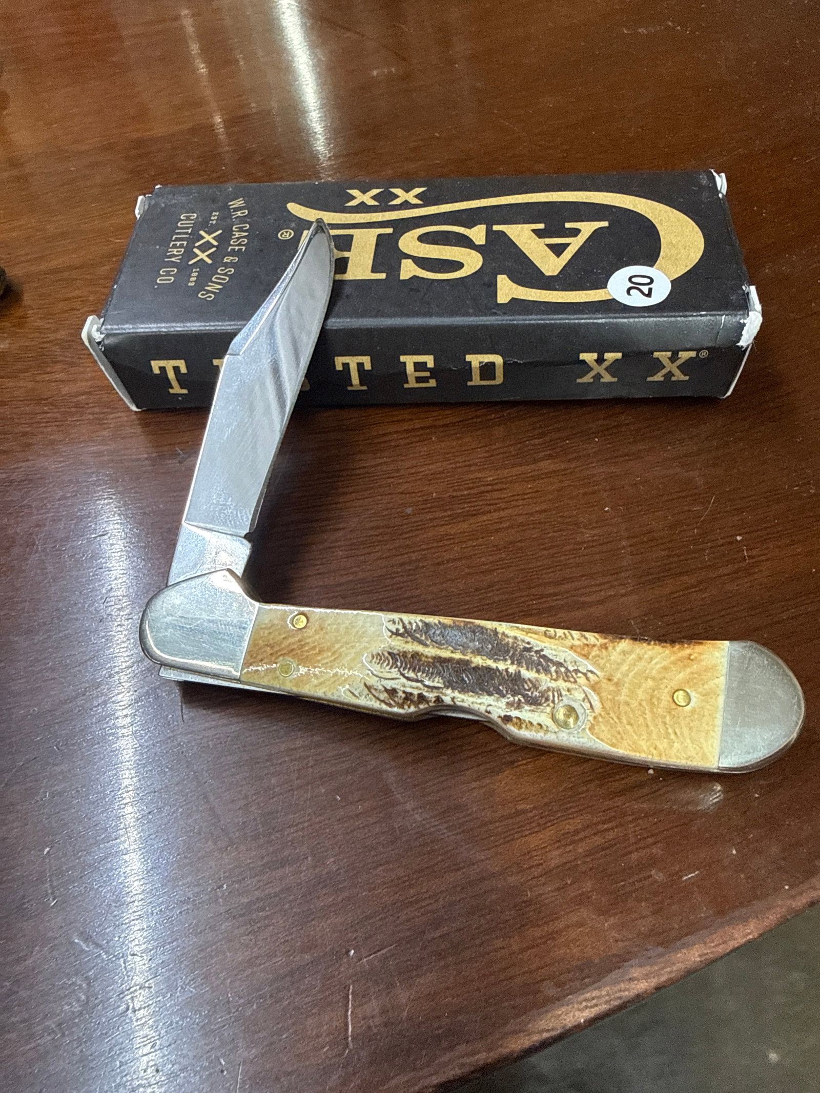 Case xx 2025 bone stag mini copperlock - 2