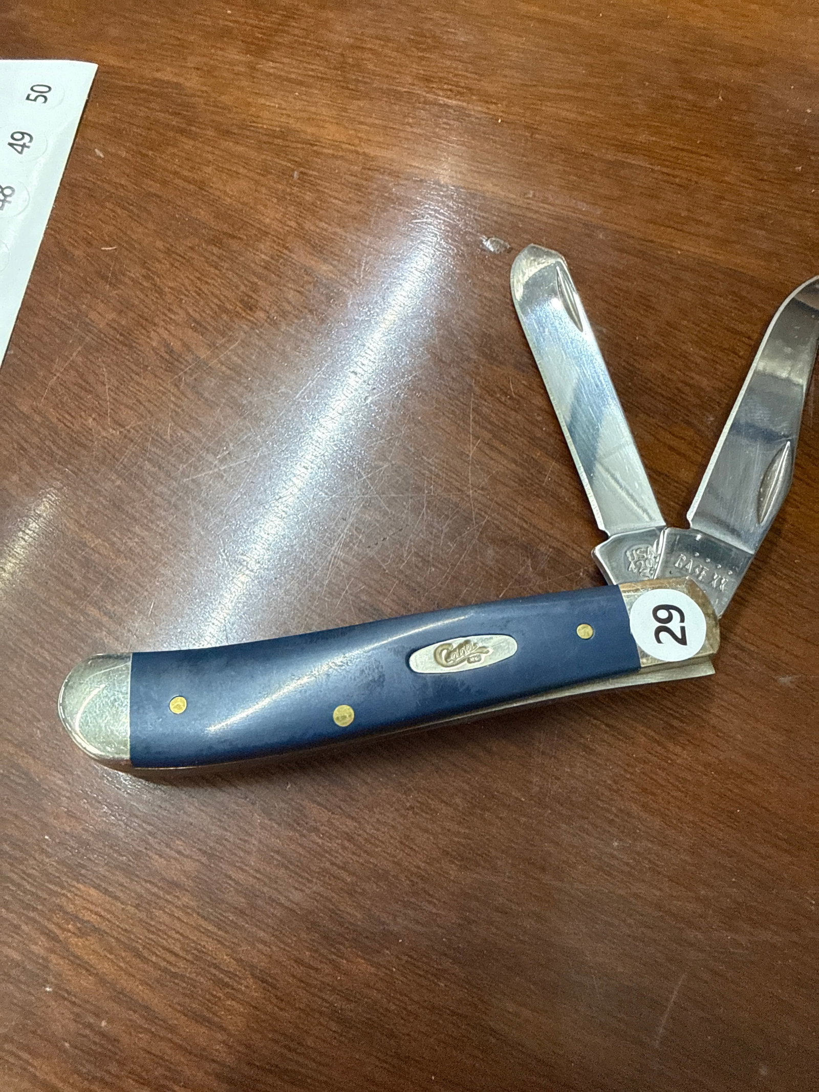 Case xx 2021 blue mini trapper: Never used or carried