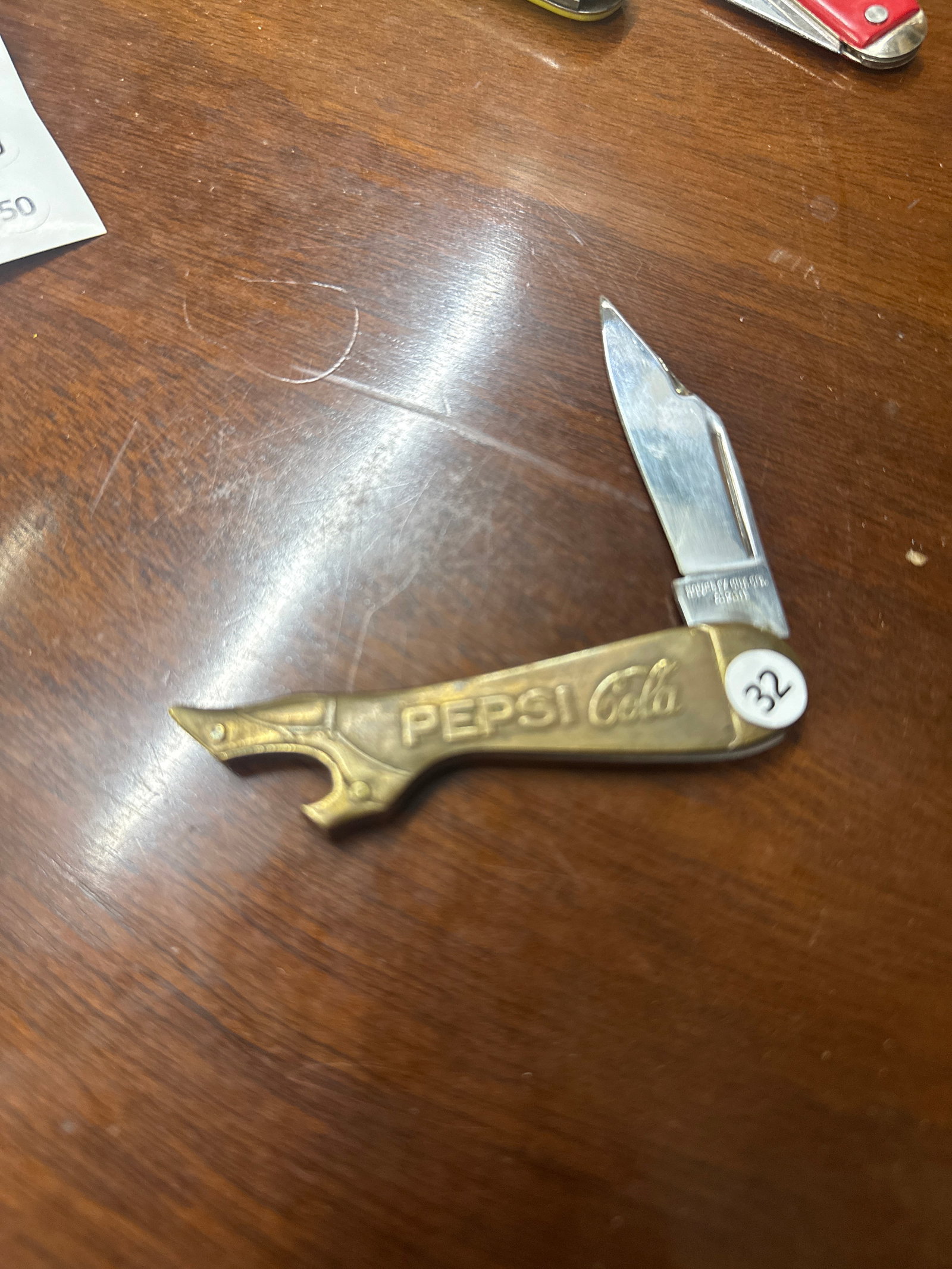 Vintage japan pepsi leg knife heal opener: Never used or carried
