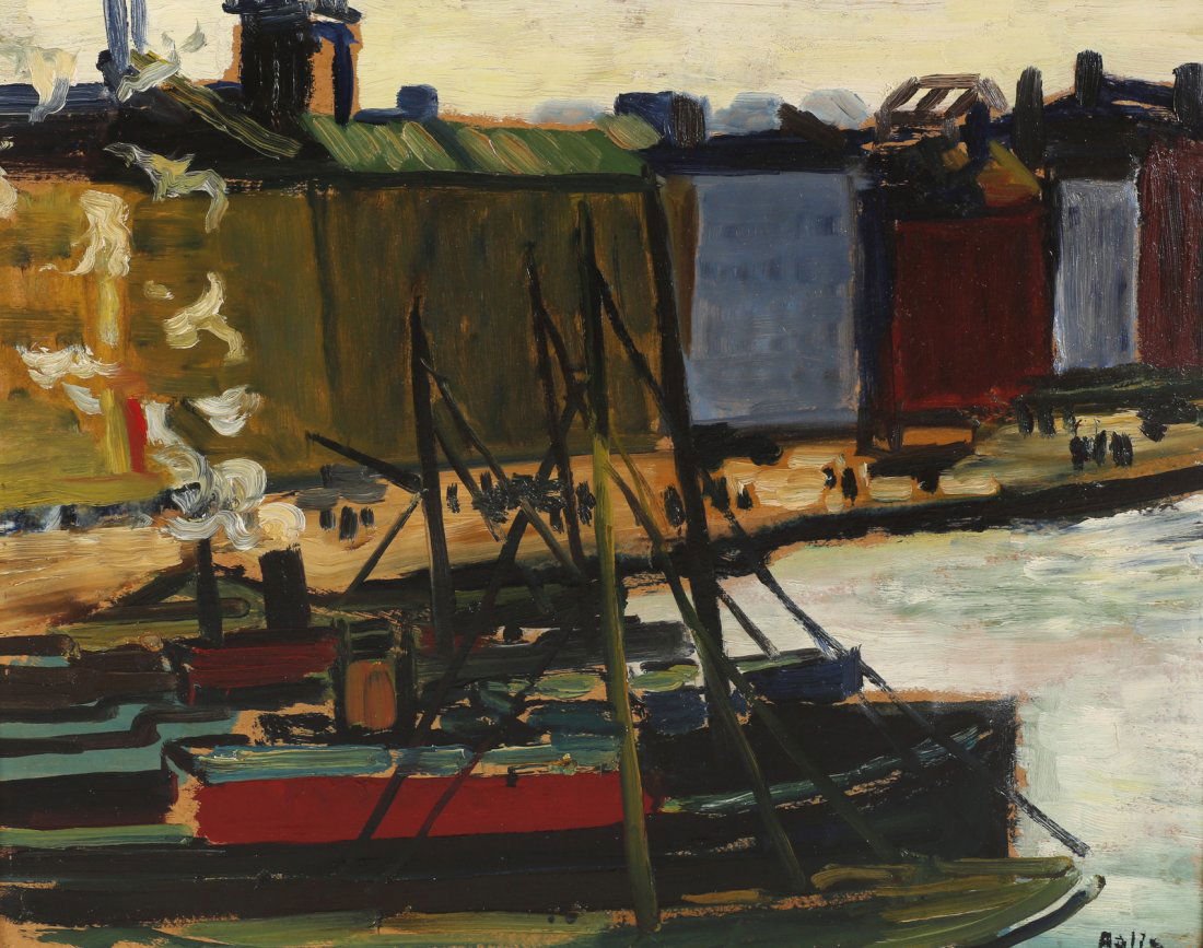 Reidar AULIE (1904-1977)  Opp. "Marseille", sign. 1932. (1 of 1)