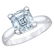 3.01 CT Emerald Cut Diamond 18K Gold Ring GIA Cert