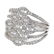 Elegant Wide Cocktail Pave-set Diamond Ring in 14K