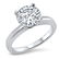 2 CT Round Cut Diamond 18K Gold Ring GIA Cert