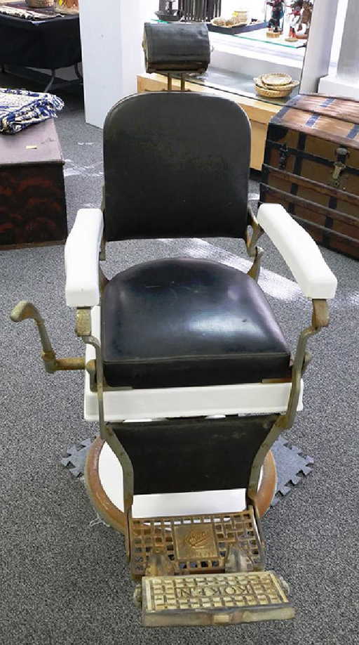 Antique 1920s Koken Barber Chair - Antique 1920s Koken Barber Chair