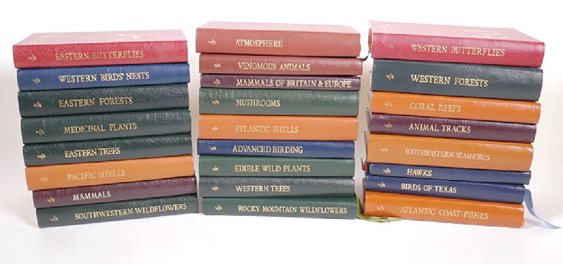 25 Peterson Nature Field Guides Easton Press: One of several lots of Easton Press books. All in fine condition.