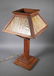 Mission Prairie School Arts and Crafts Table Lamp - 2