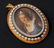18K Gold Miniature Portrait Pendant Brooch - 2