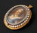 18K Gold Miniature Portrait Pendant Brooch - 3