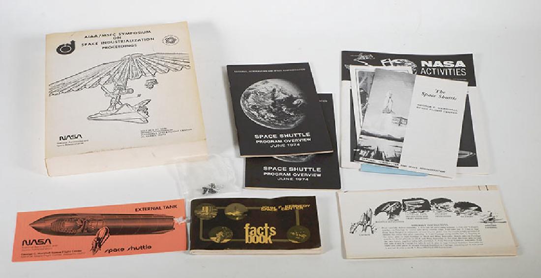 NASA Employee's Collection: Space Shuttle Items: From the estate of a NASA employee and associate of Wernher von Braun. Includes early Space Shuttle program releases and publications from as early as 1974.