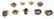 9 Vintage 14k Gold Rings w Emeralds, Pearls