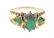 9 Vintage 14k Gold Rings w Emeralds, Pearls - 4