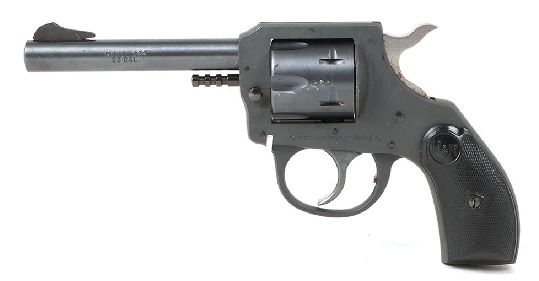 Harrington & Richardson Mod 622 .22 Cal Revolver: H&R model 622 .22 caliber 6-shot revolver. Good condition, appears unfired. Please note ALL local, state and federal laws regarding the shipment of this firearm will be followed to the letter without 