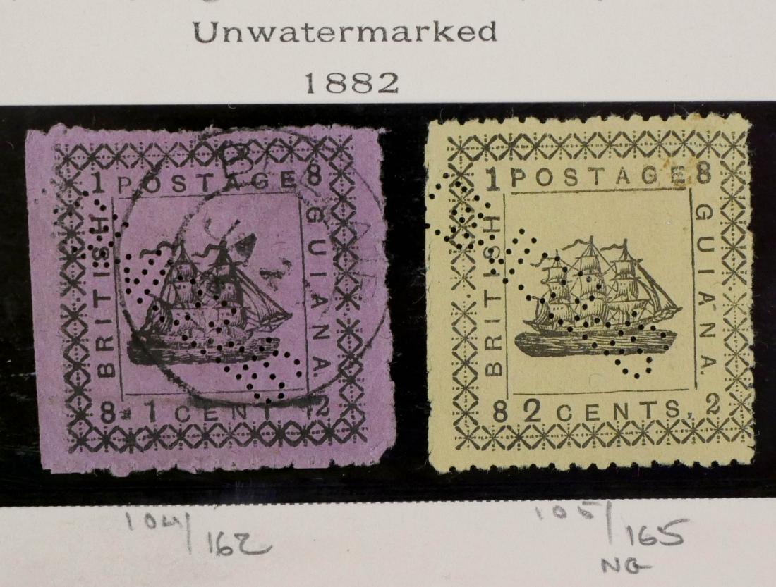 BRITISH GUIANA, 1882 #104 105 (1 of 3)