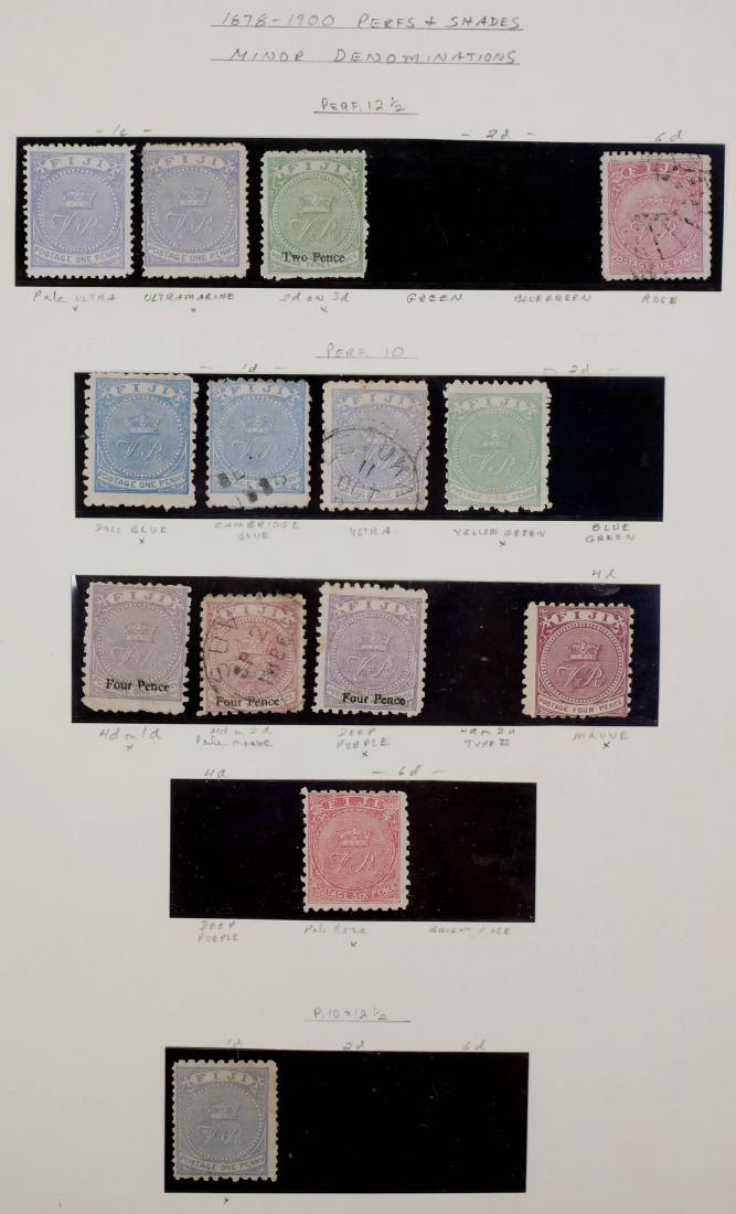 FIJI, 1878-1900 Varieties: 14 examples