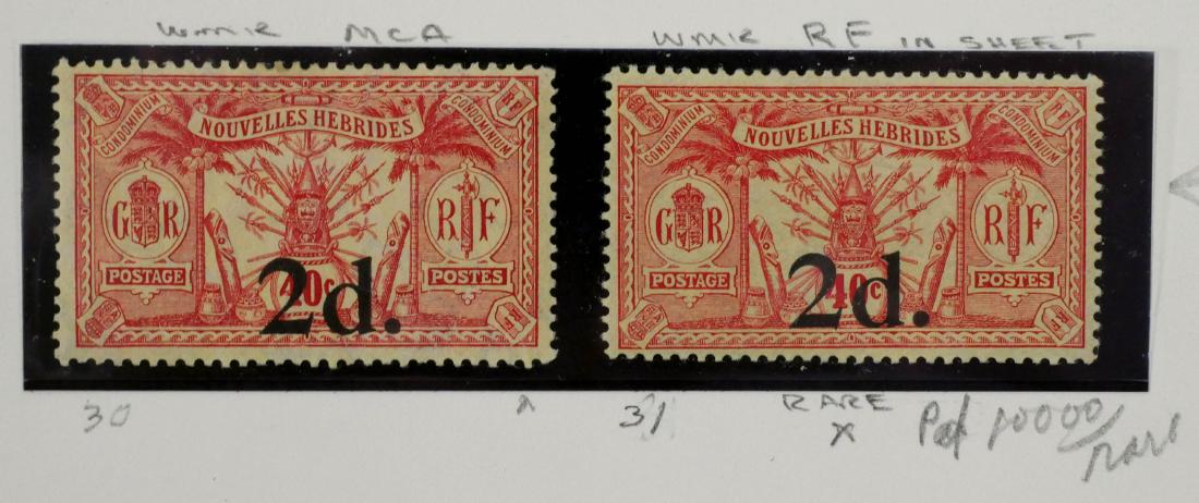 NEW HEBRIDES, 1920-21 #30-31 unused (1 of 3)