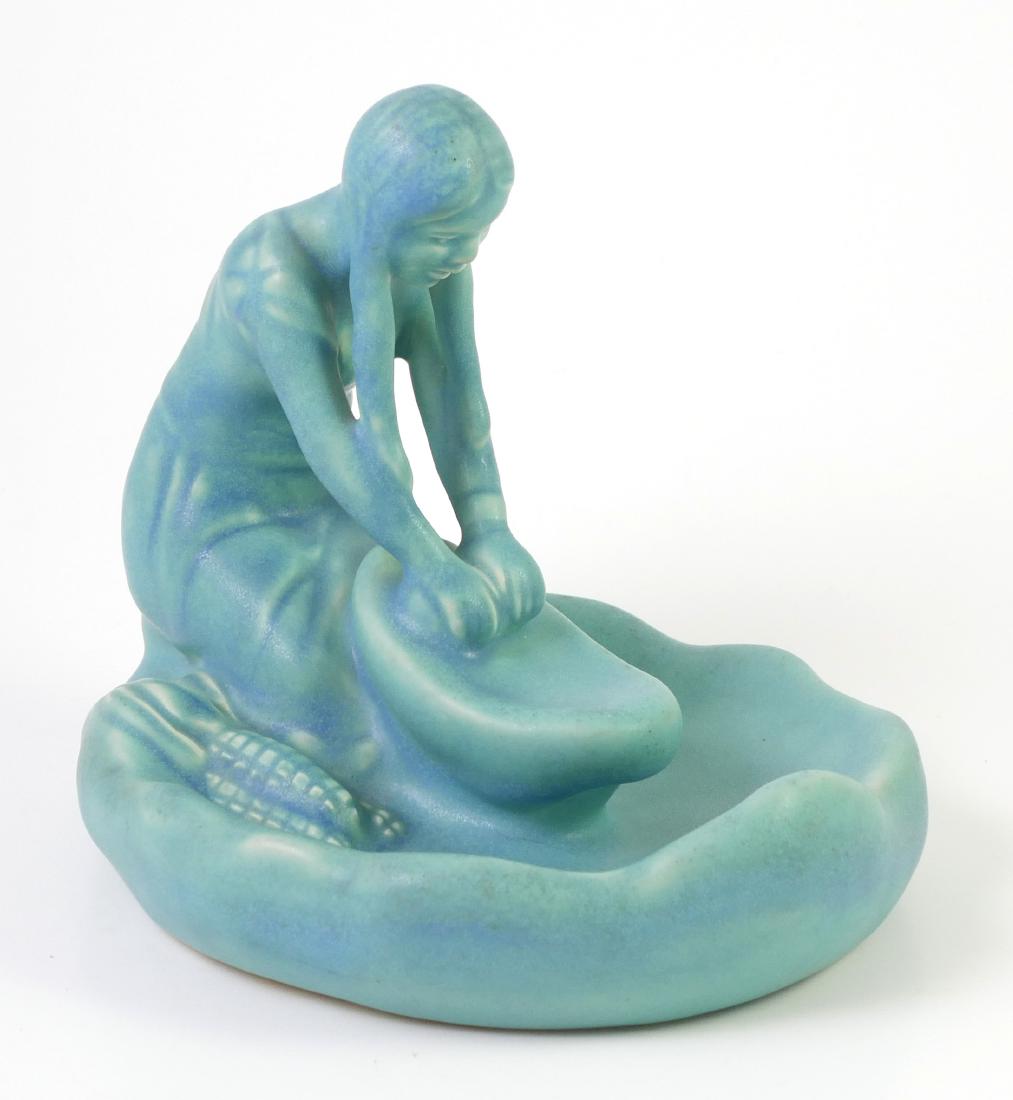 Van Briggle Corn Maiden Art Pottery Figurine: Measures 5-1/2" high. Excellent condition.